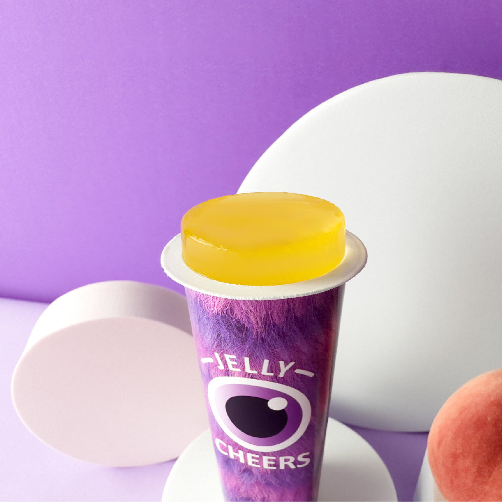 CheersJelly Low-Calorie Konjac Jelly【Peach 3 boxes】