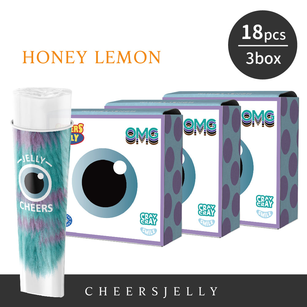 CheersJelly Low-Calorie Konjac Jelly【Honey Lemon 3 boxes】
