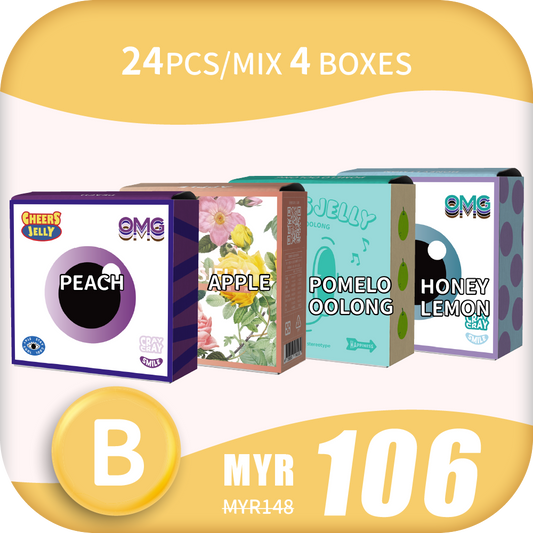 CheersJelly举杯低卡蒟蒻冻【Cheers to Love B】24根/综合4盒