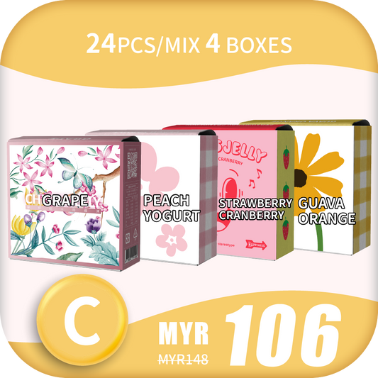 CheersJelly举杯低卡蒟蒻冻【Cheers to Love C】24根/综合4盒