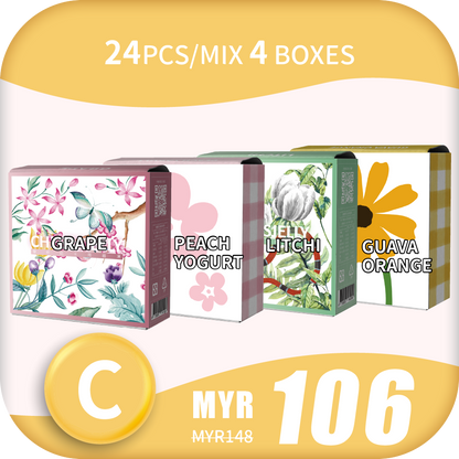 ★pre-order★CheersJelly Low-Calorie Konjac Jelly 【EidMubarak  C】24pcs/Mix 4 boxes