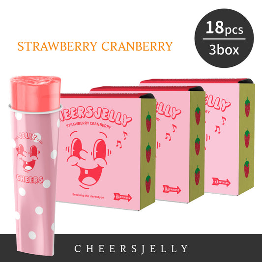 CheersJelly举杯低卡蒟蒻冻【草莓蔓越莓3盒】