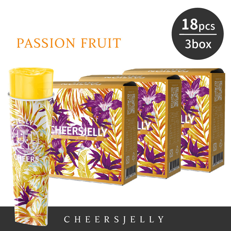 CheersJelly Low-Calorie Konjac Jelly【Passion Fruit 3 boxes】