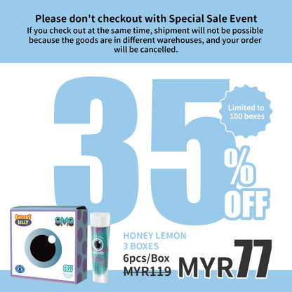 CheersJelly举杯低卡蒟蒻冻【蜂蜜柠檬3盒】